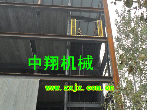 升降高度18.8米液壓升降平臺(tái)安裝完畢！